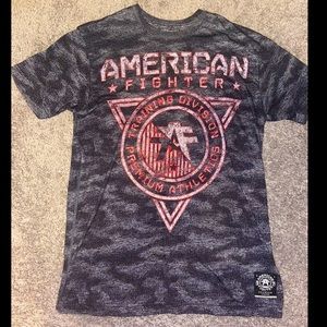 Men’s Buckle American Fighter T-Shirt Size Large